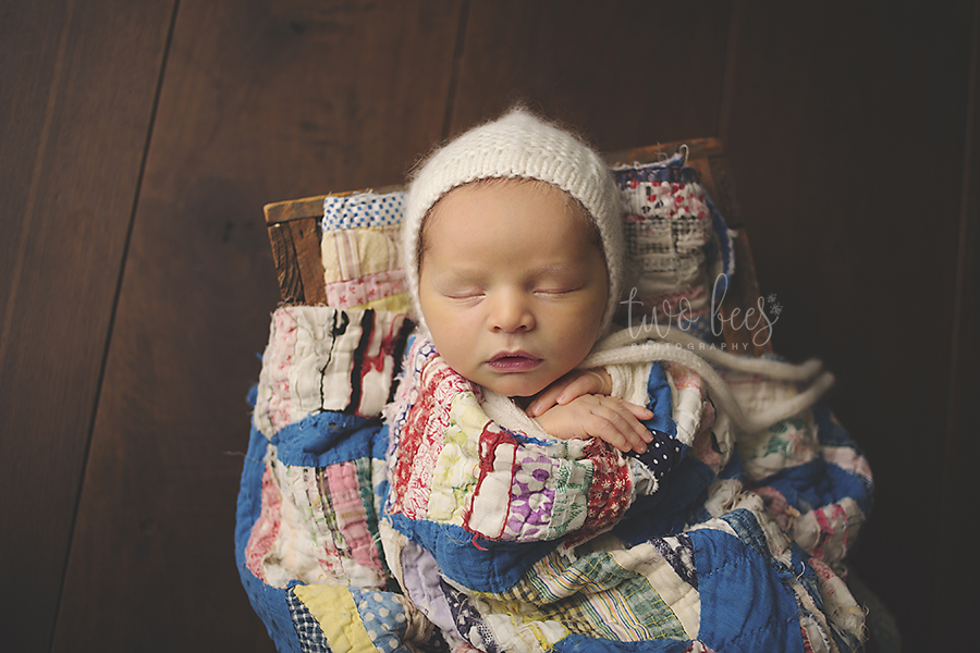 organic baby boy vintage quilt